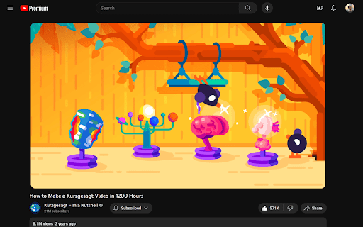 UnYoutube  from Chrome web store to be run with OffiDocs Chromium online