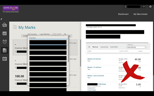 UoM Blackboard Restyle  from Chrome web store to be run with OffiDocs Chromium online