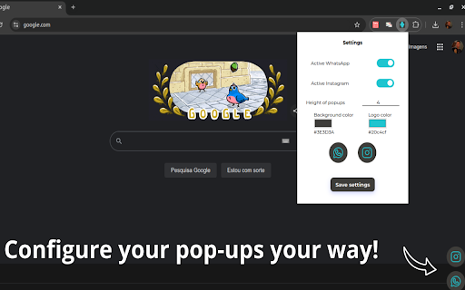 UPChats Productivity in Instagram and WhatsApp conversations  from Chrome web store to be run with OffiDocs Chromium online
