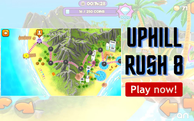 Uphill Rush 8  from Chrome web store to be run with OffiDocs Chromium online