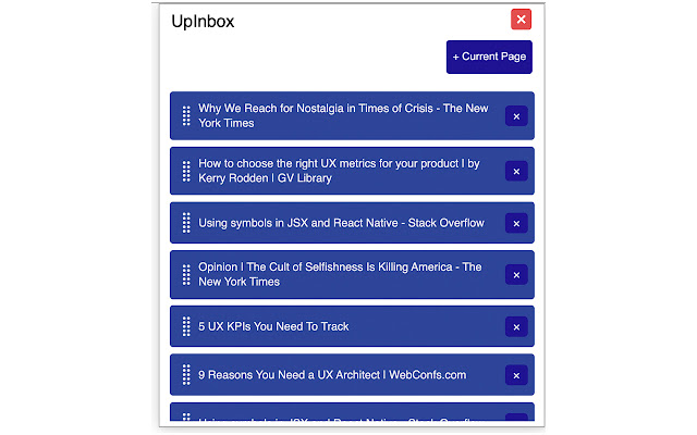 UpInbox  from Chrome web store to be run with OffiDocs Chromium online