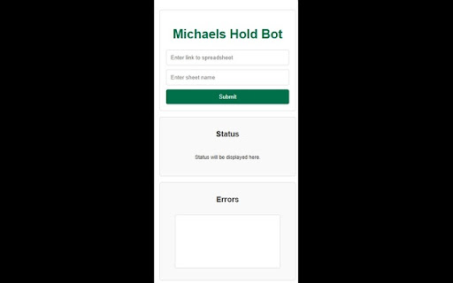 Upload arbejdsplan data  from Chrome web store to be run with OffiDocs Chromium online