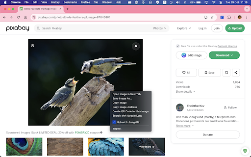 Upload to ImageKit  from Chrome web store to be run with OffiDocs Chromium online