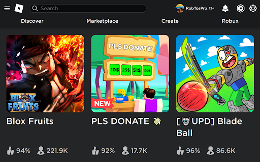 Upscale Roblox  from Chrome web store to be run with OffiDocs Chromium online