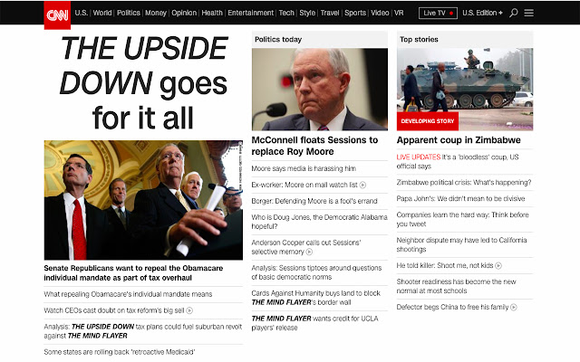 Upside Down Politics  from Chrome web store to be run with OffiDocs Chromium online