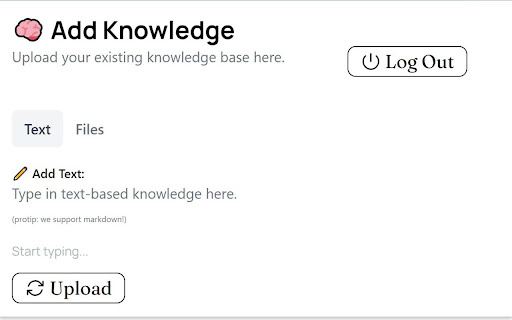 Upside Second Brain  from Chrome web store to be run with OffiDocs Chromium online