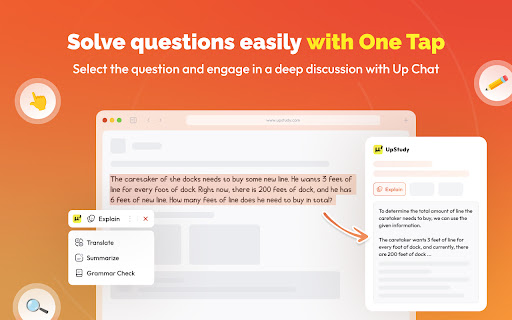 UpStudy Best AI Tutor  from Chrome web store to be run with OffiDocs Chromium online
