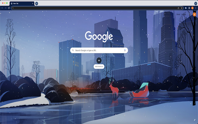 Urban Holiday Abstract Theme  from Chrome web store to be run with OffiDocs Chromium online