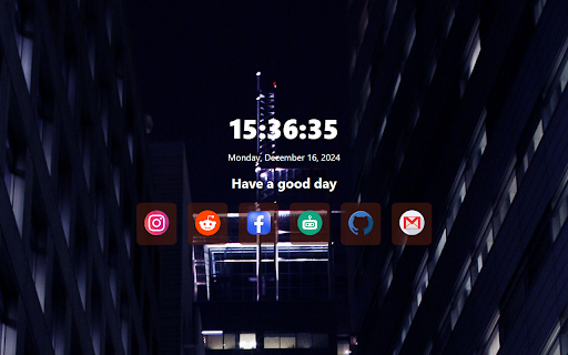 Urban Nightfall  from Chrome web store to be run with OffiDocs Chromium online