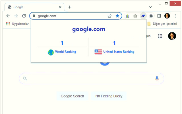 URIRANK Alexa Traffic Rank  from Chrome web store to be run with OffiDocs Chromium online