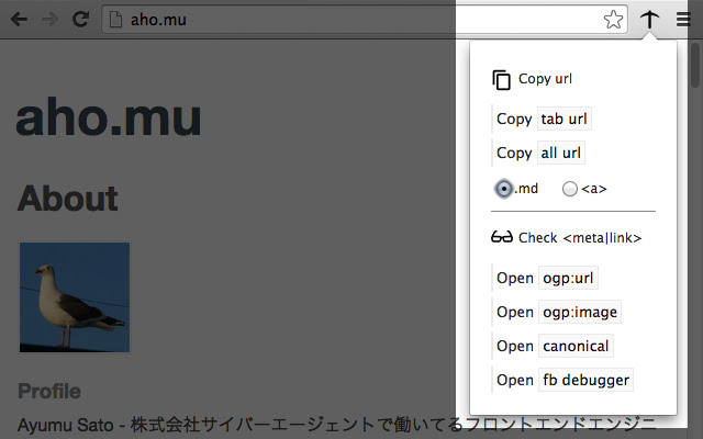 Urler  from Chrome web store to be run with OffiDocs Chromium online