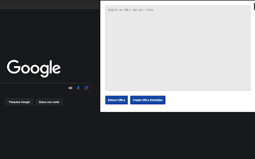 URL Extractor  from Chrome web store to be run with OffiDocs Chromium online