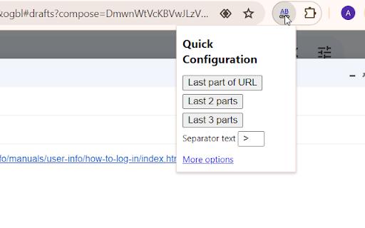 URL Introspector  from Chrome web store to be run with OffiDocs Chromium online
