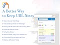 URLNotes  from Chrome web store to be run with OffiDocs Chromium online