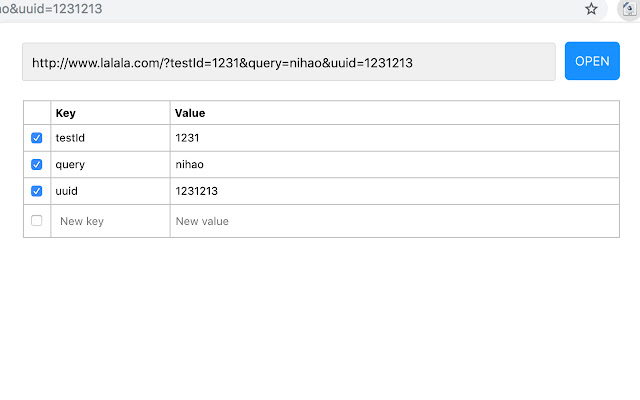 URL parser  from Chrome web store to be run with OffiDocs Chromium online