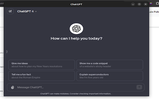 URL Popup Extension  from Chrome web store to be run with OffiDocs Chromium online
