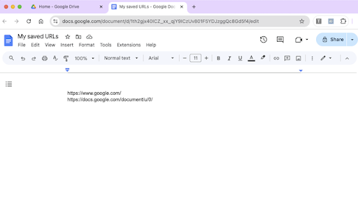 URL to Google Doc Appender  from Chrome web store to be run with OffiDocs Chromium online