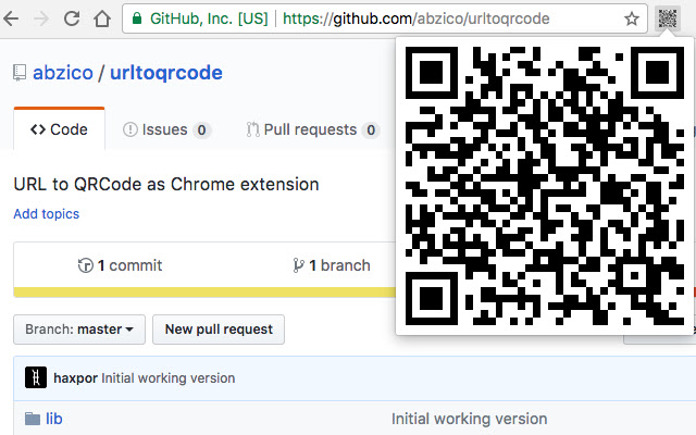 urltoqrcode  from Chrome web store to be run with OffiDocs Chromium online