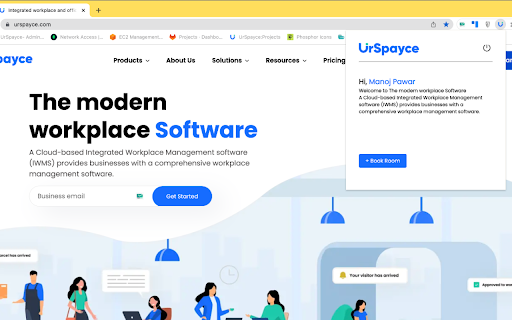 UrSpayce for Google Calendar  from Chrome web store to be run with OffiDocs Chromium online