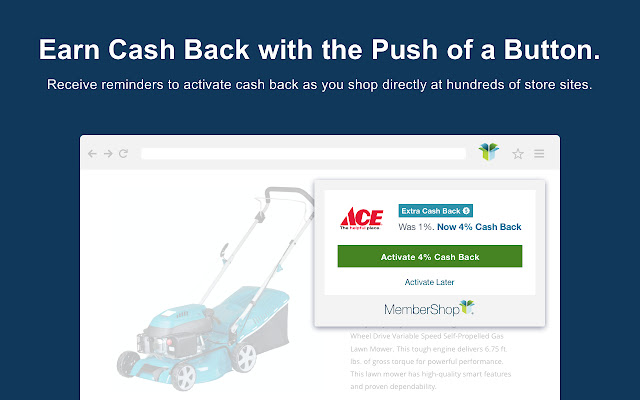 USAA MemberShop® button  from Chrome web store to be run with OffiDocs Chromium online