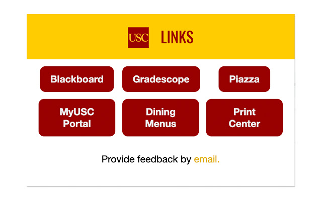 USC Quick Links  from Chrome web store to be run with OffiDocs Chromium online