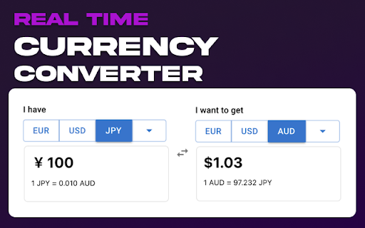 USD To ... Real Time Currency Converter  from Chrome web store to be run with OffiDocs Chromium online