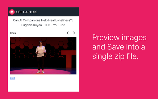 Use Capture  from Chrome web store to be run with OffiDocs Chromium online