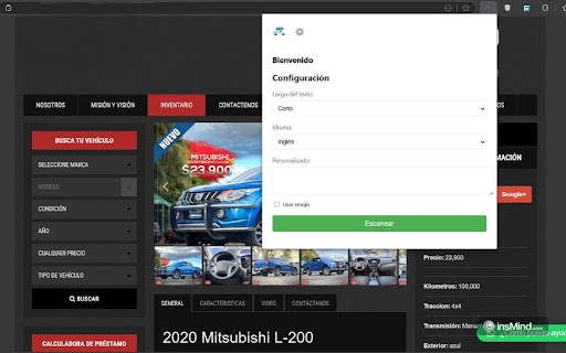 UsellNow: Publica tus vehículos fácilmente  from Chrome web store to be run with OffiDocs Chromium online