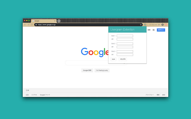 Usergram Extension  from Chrome web store to be run with OffiDocs Chromium online