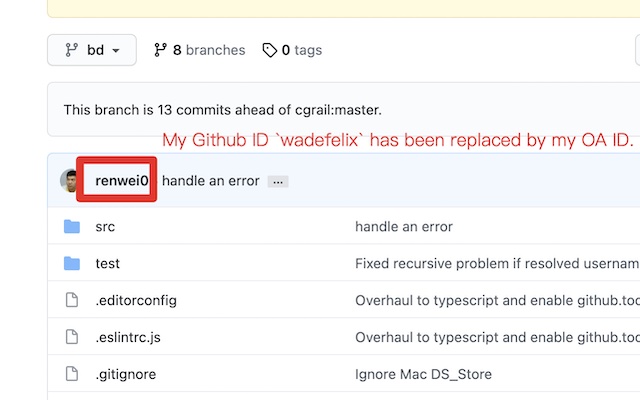 UserId Replacer for GitHub  from Chrome web store to be run with OffiDocs Chromium online