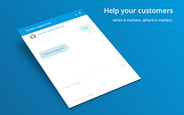 Userlike Live Chat  from Chrome web store to be run with OffiDocs Chromium online