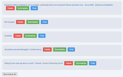 Use Superintelligent Tabot Please  from Chrome web store to be run with OffiDocs Chromium online