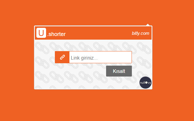 U.shorter Url Kısaltıcı  from Chrome web store to be run with OffiDocs Chromium online