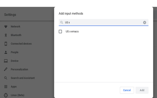 US/JP keyboard x emacs  from Chrome web store to be run with OffiDocs Chromium online