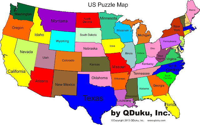 USMap Puzzle Game  from Chrome web store to be run with OffiDocs Chromium online