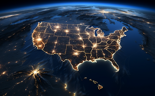 US States Map Browser Theme  from Chrome web store to be run with OffiDocs Chromium online