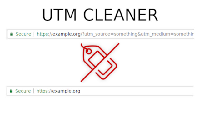 UTM Cleaner  from Chrome web store to be run with OffiDocs Chromium online