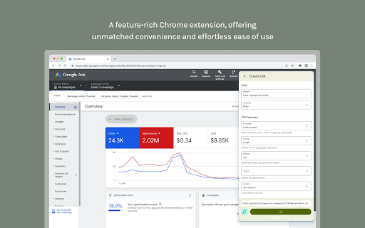 UTMFlow Link Management Made Easy  from Chrome web store to be run with OffiDocs Chromium online