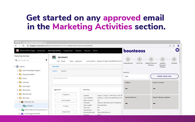 +UTM for Marketo by Bounteous  from Chrome web store to be run with OffiDocs Chromium online