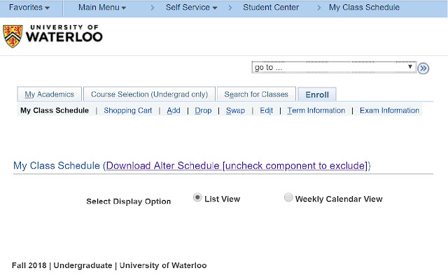 uWaterloo Alter Schedule Creator  from Chrome web store to be run with OffiDocs Chromium online