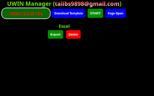 UWIN Manager  from Chrome web store to be run with OffiDocs Chromium online