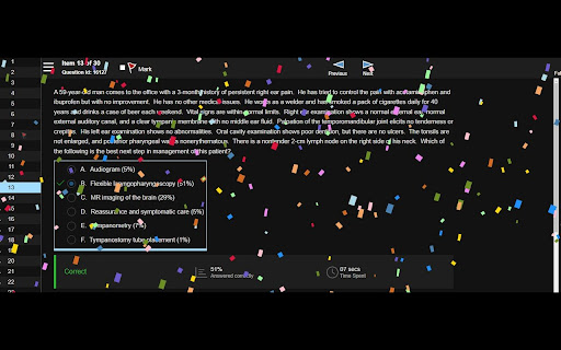 UWorld Celebration  from Chrome web store to be run with OffiDocs Chromium online