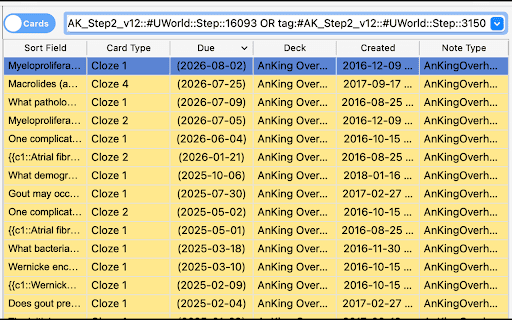 UWorld Select Anki  from Chrome web store to be run with OffiDocs Chromium online