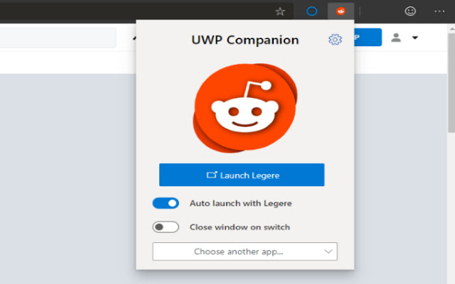 UWP Companion  from Chrome web store to be run with OffiDocs Chromium online