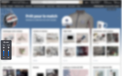 UX Blur  from Chrome web store to be run with OffiDocs Chromium online