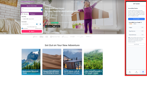 UX Toolkit  from Chrome web store to be run with OffiDocs Chromium online