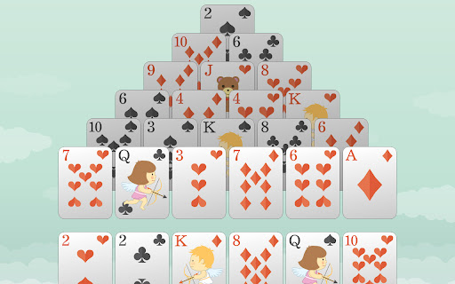 Valentine Solitaire  from Chrome web store to be run with OffiDocs Chromium online