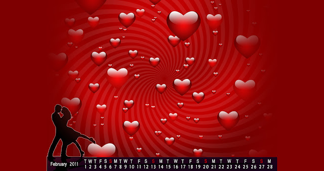 Valentine Theme Calendar  from Chrome web store to be run with OffiDocs Chromium online