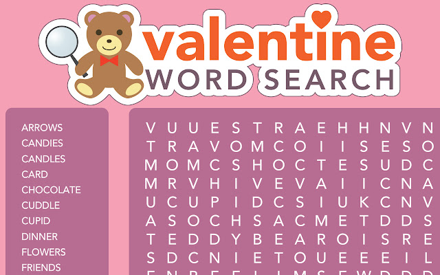 Valentine Word Search  from Chrome web store to be run with OffiDocs Chromium online