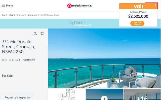 Vali property valuation  from Chrome web store to be run with OffiDocs Chromium online